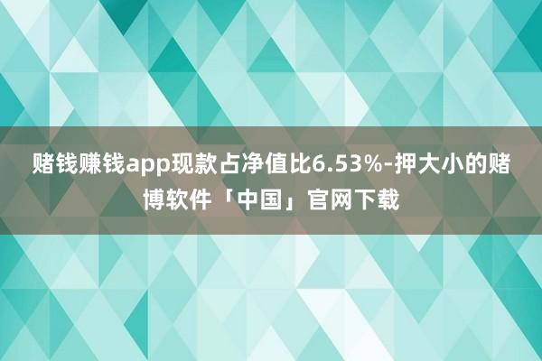 赌钱赚钱app现款占净值比6.53%-押大小的赌博软件「中国」官网下载