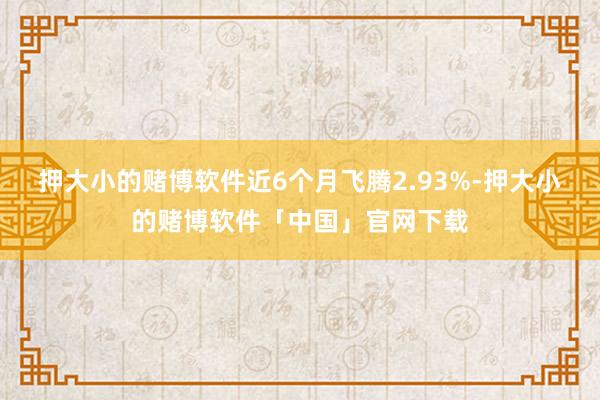 押大小的赌博软件近6个月飞腾2.93%-押大小的赌博软件「中国」官网下载